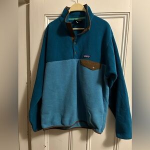 Patagonia Synchilla Teal Fleece Pullover